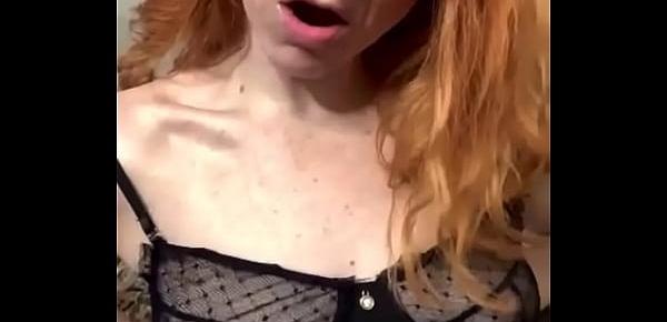 trendsFlexible redhead gets fucked with feet behind head